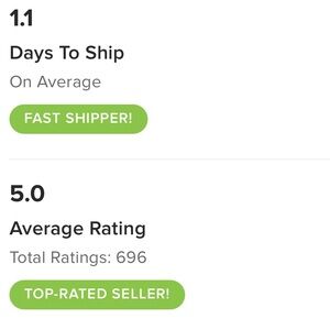 5 star ratings from amazing buyers!😊😊😊